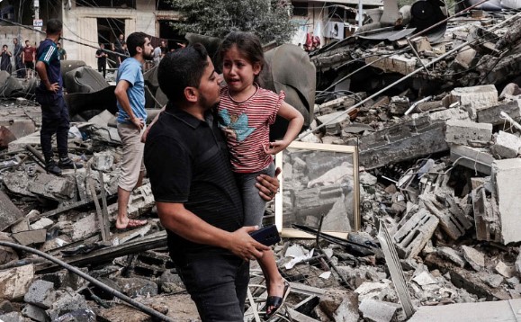 গাজায় ইসরায়েলি হামলায় নিহত ছাড়াল সাড়ে ১০ হাজার