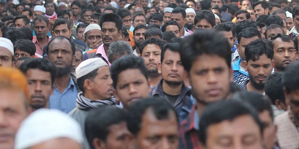 দেশের জনসংখ্যা ১৬ কোটি ৯৮ লাখ