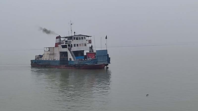 পাটুরিয়া-দৌলতদিয়া রুটে ফেরি চলাচল শুরু