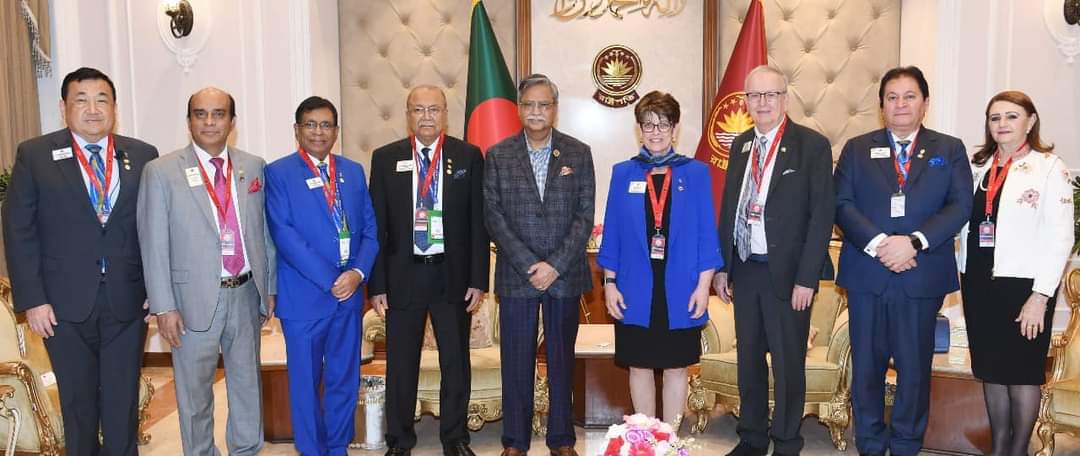 রাষ্ট্রপতির সঙ্গে লায়ন্স ক্লাব প্রতিনিধিদলের সাক্ষাৎ