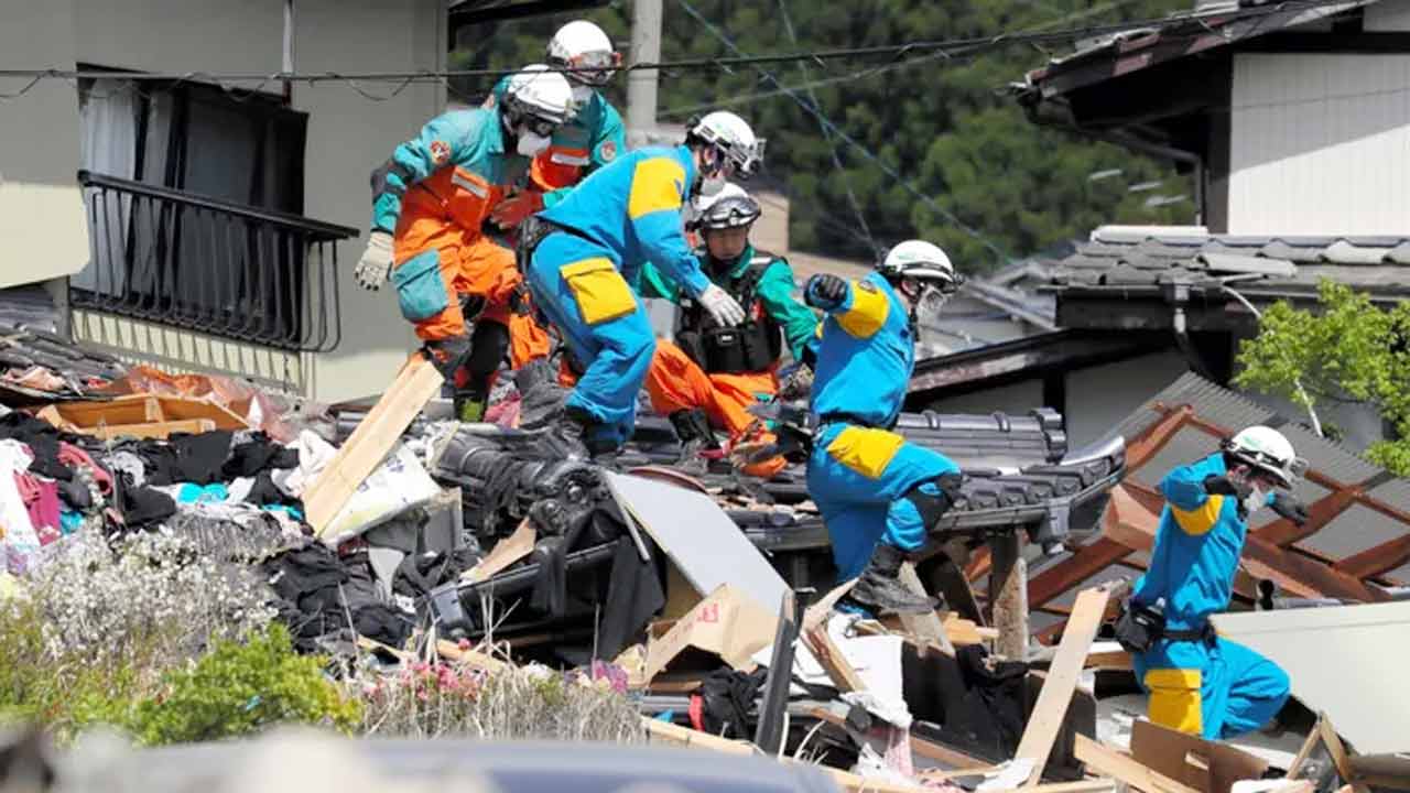 জাপানে ভূমিকম্পে নিহত বেড়ে ৫৫