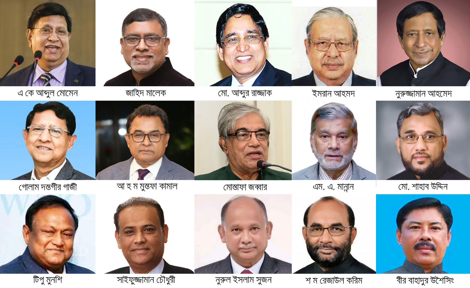 ডাক পেলেন না বর্তমান মন্ত্রিসভার যে ১৫ মন্ত্রী