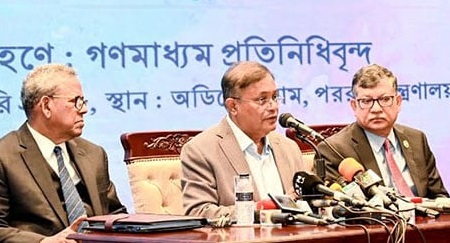 নির্বাচন নিয়ে কোনো চাপ নেই : পররাষ্ট্রমন্ত্রী