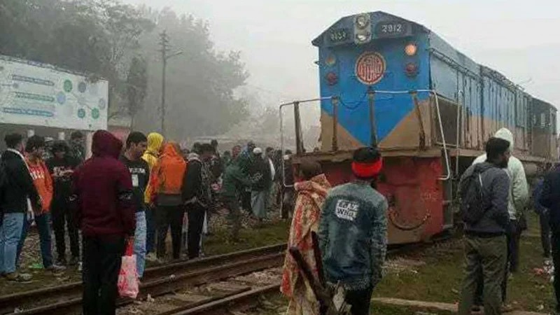 জয়দেবপুরে ট্রেন লাইনচ্যুত