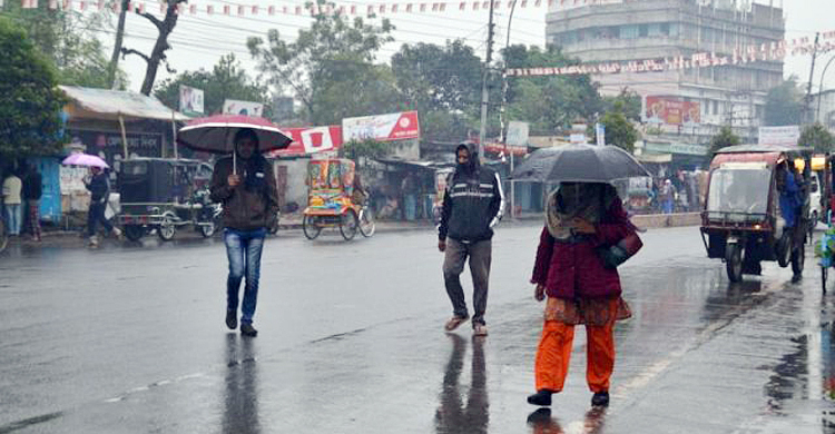 রাজশাহীতে গুঁড়িগুঁড়ি বৃষ্টি