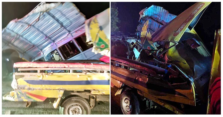 ভাঙ্গায় বাস-লেগুনা মুখোমুখি, প্রাণ গেল ৪ যাত্রীর