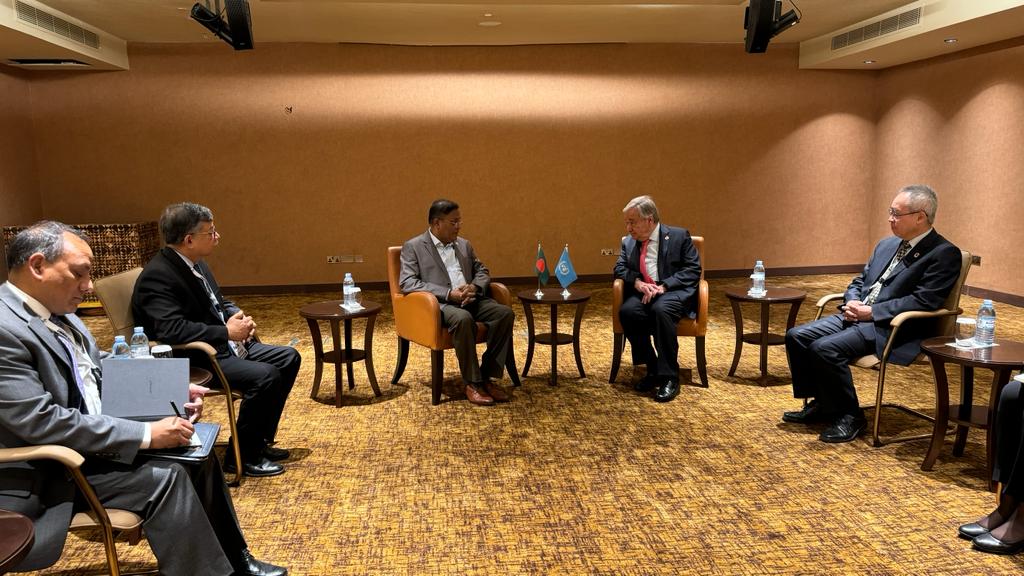 শেখ হাসিনার নেতৃত্বের প্রশংসা জাতিসংঘ মহাসচিবের