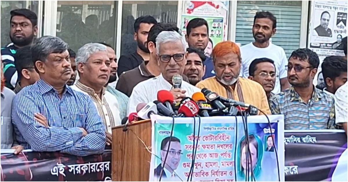 সরকার পতনে আবার মাঠে নামবে বিএনপি : ফারুক