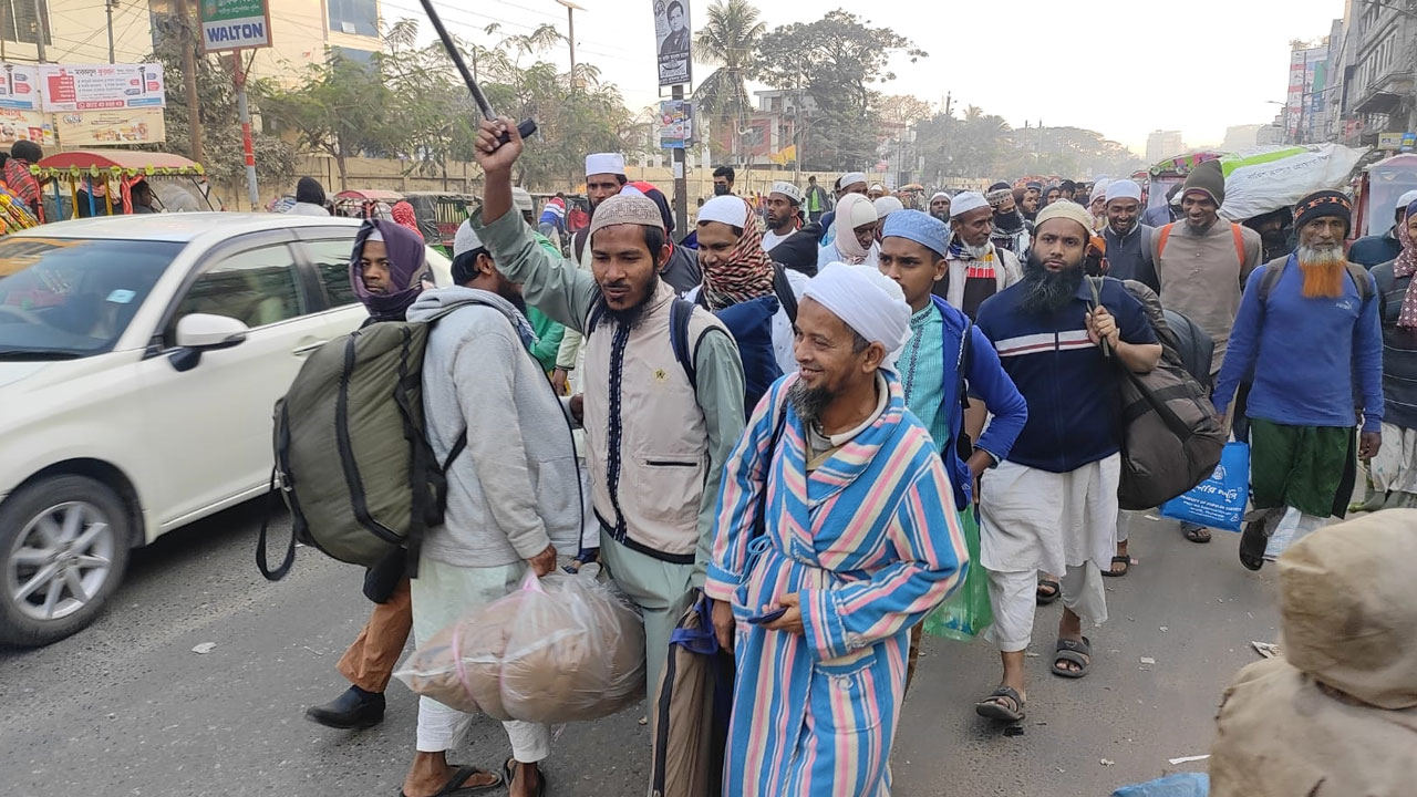 আমবয়ানে শুরু ইজতেমার দ্বিতীয় পর্ব