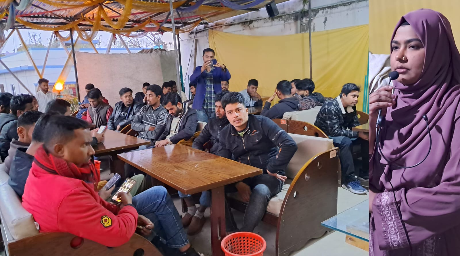 কলমাকান্দায় ‌‌‌‘মহিলা ভাইস চেয়ারম্যান’ প্রার্থী রুনার মতবিনিময়