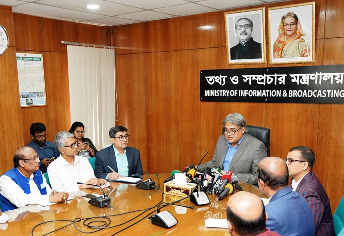 রিপোর্টার্স উইদাউট বর্ডারসের প্রতিবেদনে ভুল তথ্য আছে : তথ্য প্রতিমন্ত্রী