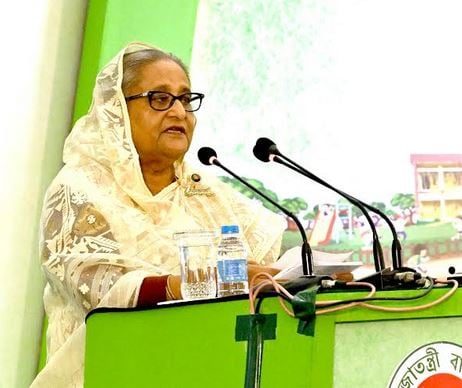 দিল্লি পৌঁছেছেন শেখ হাসিনা