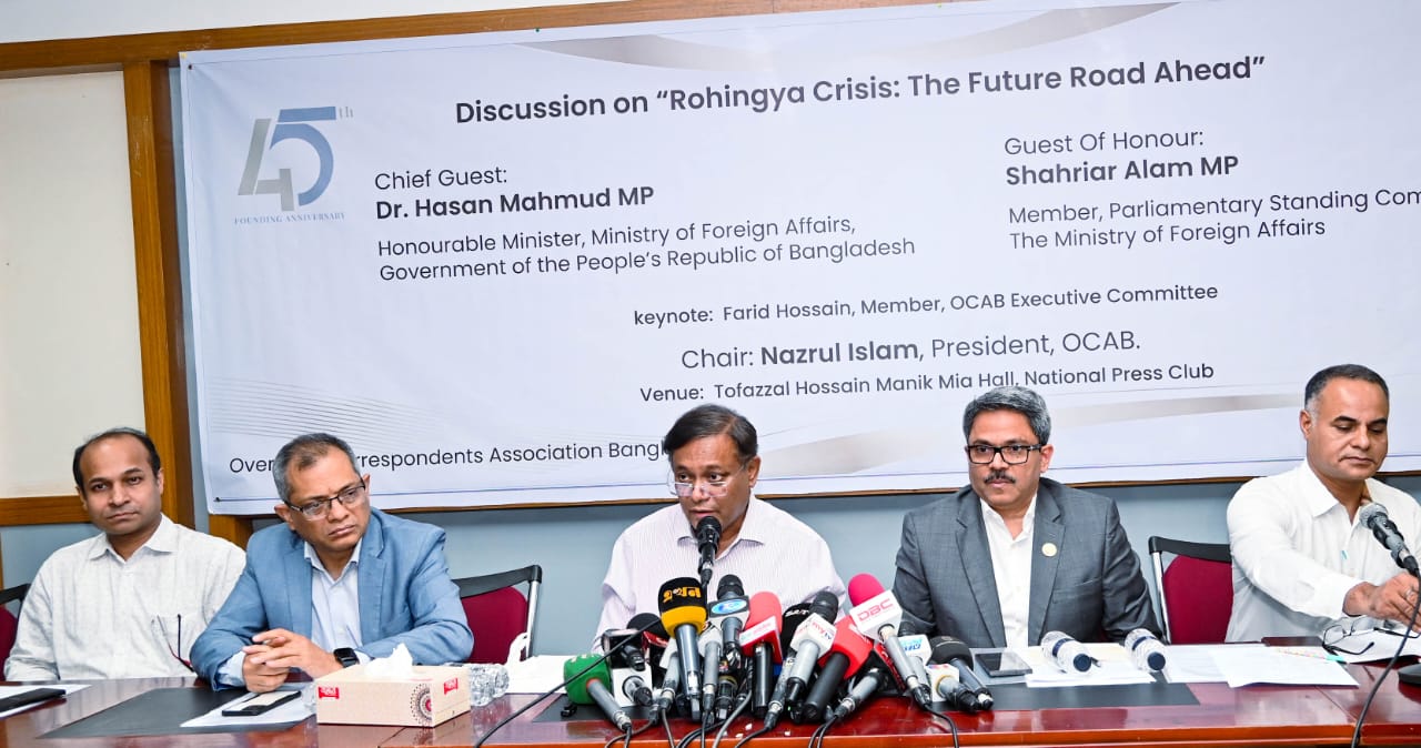 সংকট গভীর হওয়ার আগেই স্থায়ী সমাধান জরুরি: পররাষ্ট্রমন্ত্রী