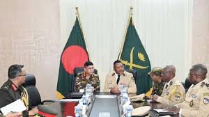 সেনাপ্রধানের সাথে সেন্ট্রাল আফ্রিকান রিপাবলিকের চিফ অব স্টাফের সাক্ষাৎ