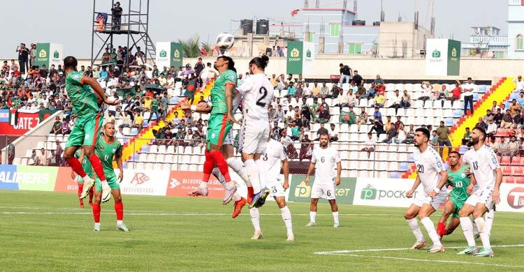 শেষ মুহূর্তের গোলে হৃদয় ভাঙল বাংলাদেশের
