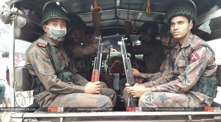 দেশে ৩১৩ প্লাটুন বিজিবি মোতায়েন