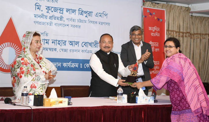 ২৪ বছরে ১৬ লাখ ইউনিট রক্ত সরবরাহ করেছে কোয়ান্টাম