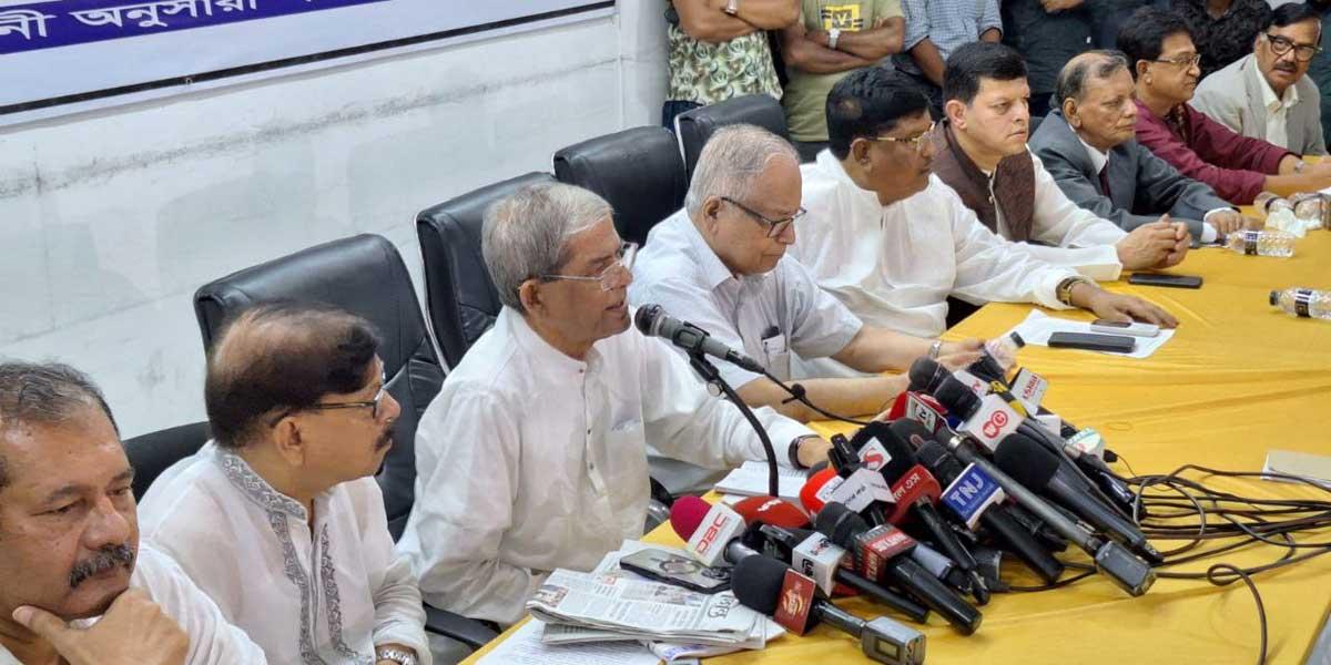 নির্বাচিত পার্লামেন্টের মাধ্যমে রাষ্ট্র সংস্কারের বিকল্প নেই: মির্জা ফখরুল