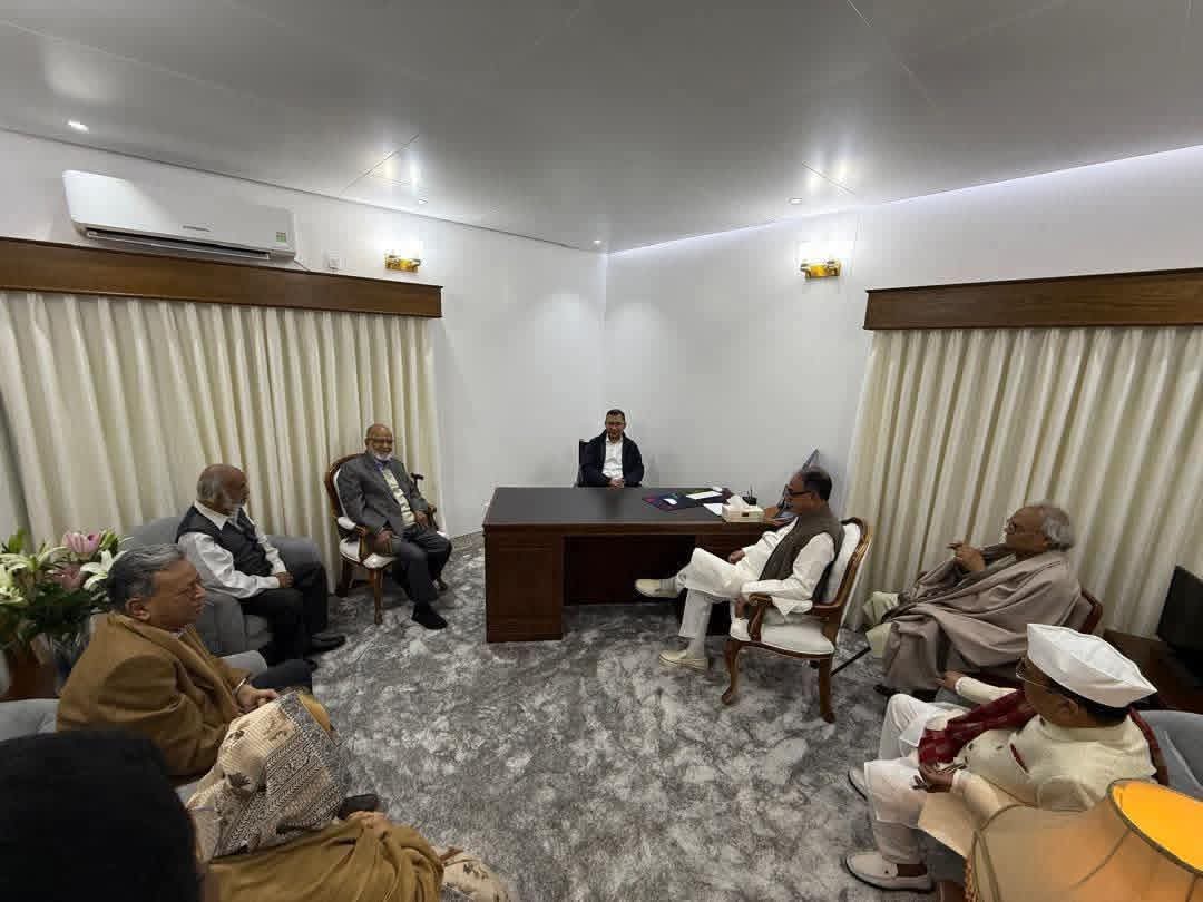 প্রথমবারের মতো গুলশান কার্যালয়ে তারেক রহমান