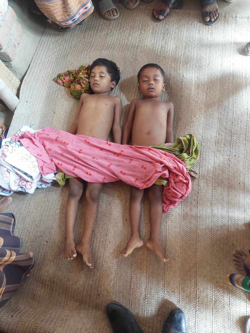 রাজশাহীতে পুকুরে ডুবে প্রাণ গেল দুই শিশুর