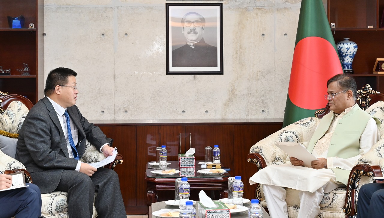 পররাষ্ট্রমন্ত্রীর সঙ্গে চীনের রাষ্ট্রদূতের সাক্ষাত