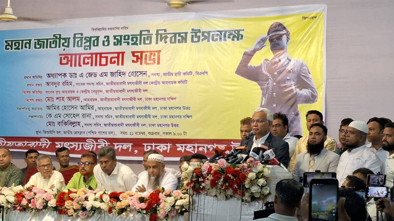 স্বৈরাচার সরকার দেশের অর্থনীতি খালি করে দিয়েছে: জাহিদ হোসেন