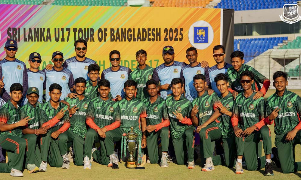 শ্রীলঙ্কাকে হারিয়ে সিরিজ বাংলাদেশের