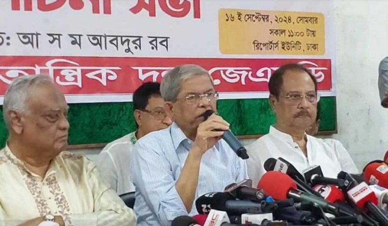 একটি মহল অন্তর্বর্তী সরকারকে অনির্দিষ্টকাল ক্ষমতায় রাখতে চায়: ফখরুল