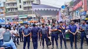 এনসিপির পদযাত্রাকে ঘিরে ফরিদপুরে বাড়তি নিরাপত্তা