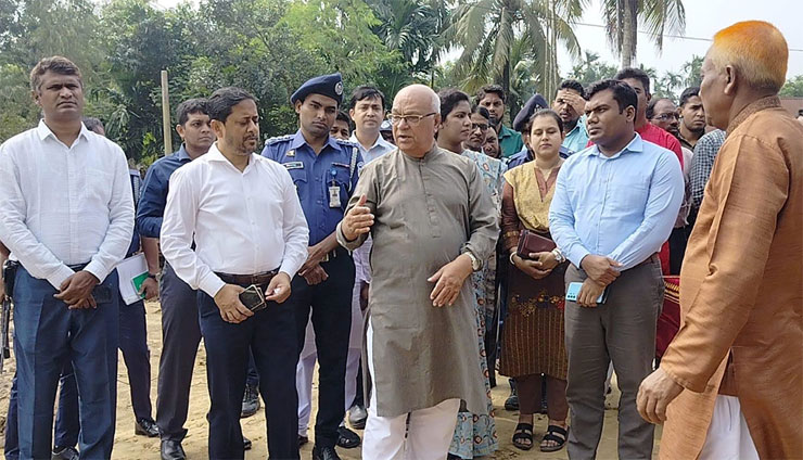 বন্যার স্থায়ী সমাধান চান ফারুক-ই-আজম