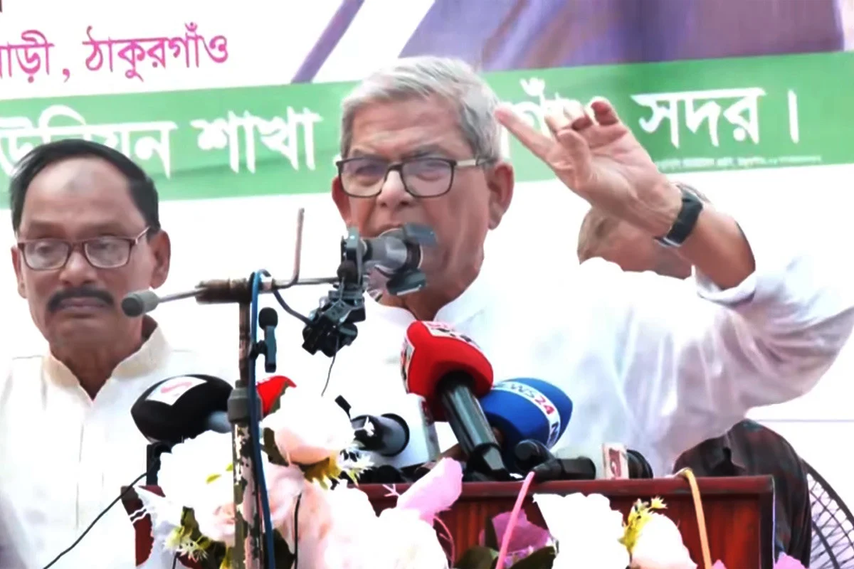 পিআর বাদ দিয়ে আসেন সঠিকভাবে নির্বাচনটা করি: মির্জা ফখরুল