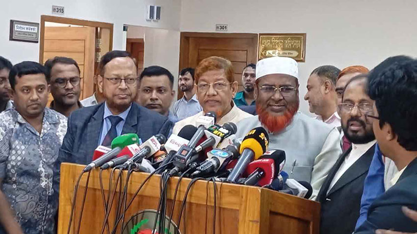 নির্বাচনে লেভেল প্লেয়িং ফিল্ড নেই, দাবি জামায়াতের