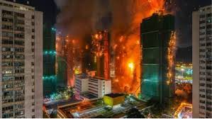 হংকংয়ে অগ্নিকাণ্ডে নিহত বেড়ে ৫৫