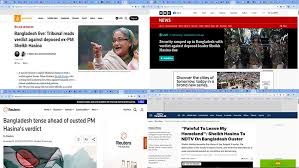 আন্তর্জাতিক গণমাধ্যমের প্রতিবেদনে হাসিনার মামলার রায়