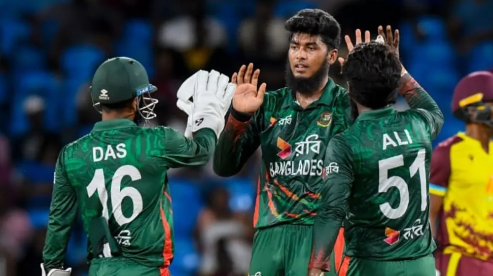 ওয়েস্ট ইন্ডিজকে হোয়াইটওয়াশ করে ইতিহাস বাংলাদেশের