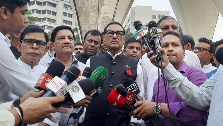বিদেশি প্রভুদের দাসত্ব করছে বিএনপি : ওবায়দুল কাদের