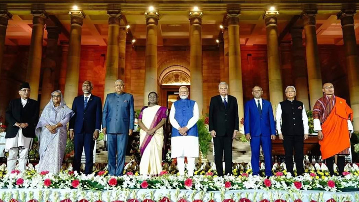 মোদিকে বাংলাদেশ সফরের আমন্ত্রণ শেখ হাসিনার