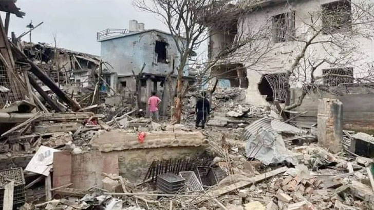 মিয়ানমারে জান্তার বিমান হামলায় নিহত ১১