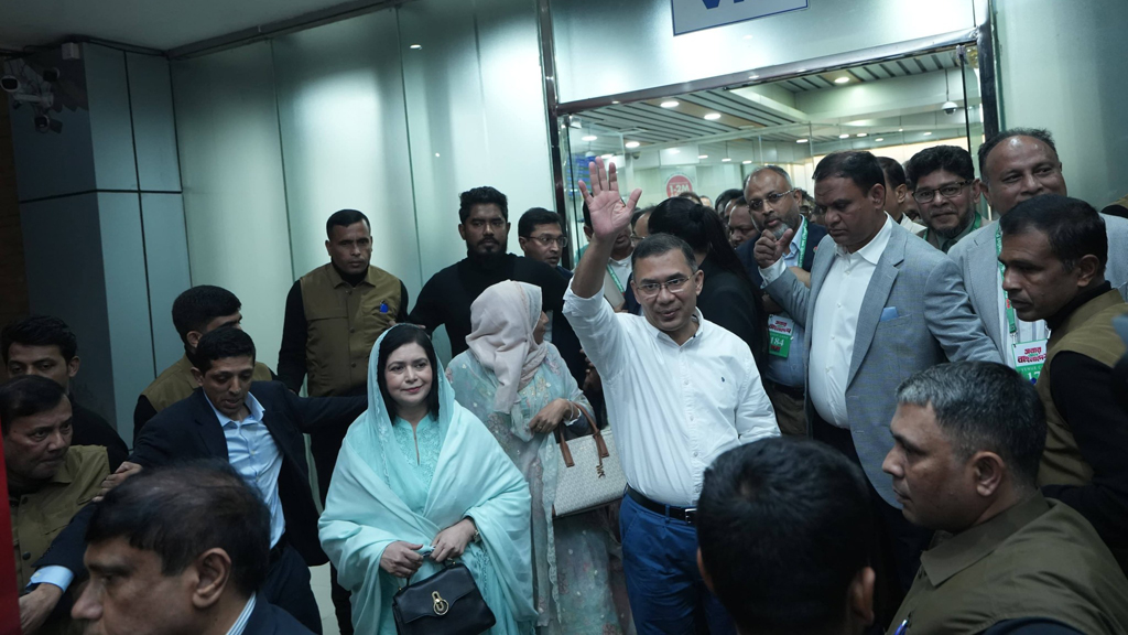 সিলেটে পৌঁছেছেন তারেক রহমান