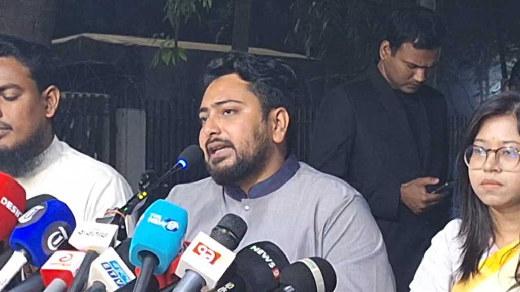 নোট অব ডিসেন্টের সিদ্ধান্ত গণভোটেই হয়ে গেছে : নাহিদ ইসলাম