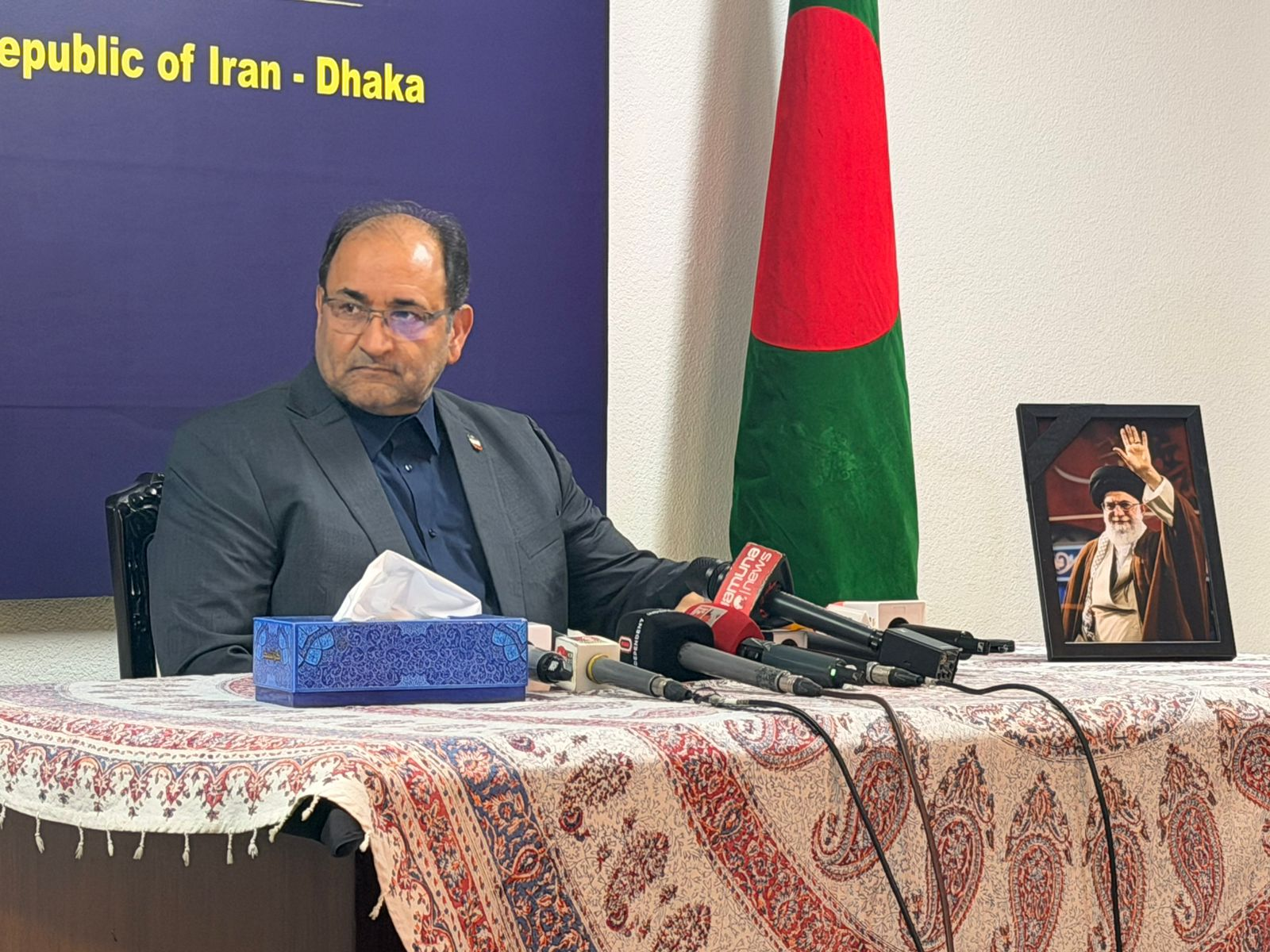 বাংলাদেশি শিক্ষার্থীদের নিরাপদ স্থানে নেওয়া হয়েছে : ইরানি রাষ্ট্রদূত