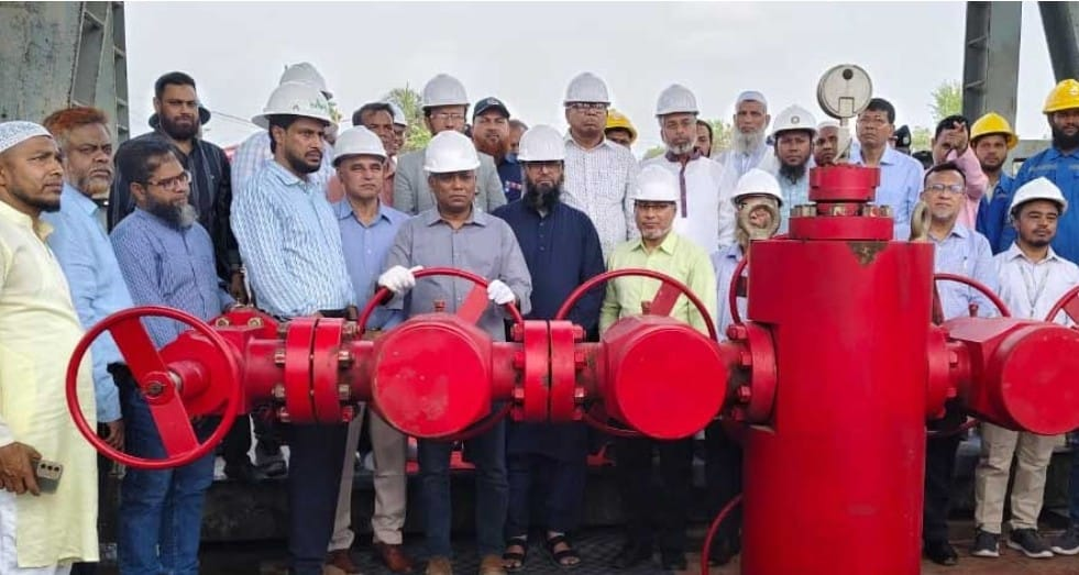 কুমিল্লায় ৫ নম্বর কূপ উদ্বোধন, দৈনিক মিলবে ৮ মিলিয়ন ঘনফুট গ্যাস