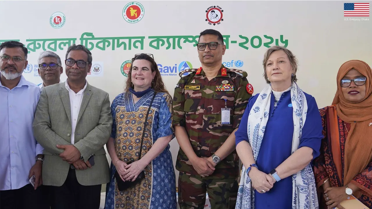 বাংলাদেশকে হাম-রুবেলার ২ কোটি ১৯ লাখ টিকা দেবে যুক্তরাষ্ট্র