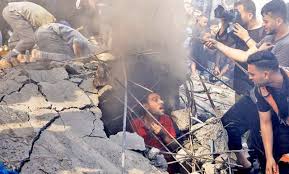 গাজায় ইসরায়েলি হামলায় নিহত ছাড়াল ৩৮৩০০