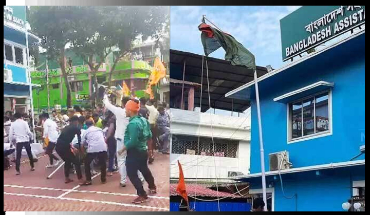 আগরতলায় বাংলাদেশি সহকারী হাইকমিশনে হামলায় ৩ পুলিশ বরখাস্ত, গ্রেপ্তার ৭