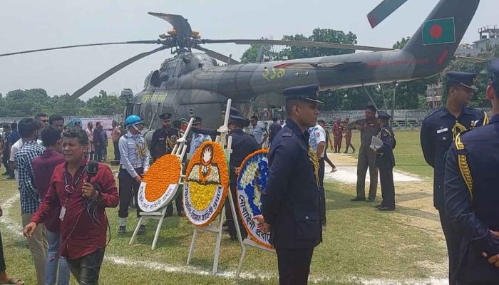 মানিকগঞ্জে পৌঁছেছে পাইলট জাওয়াদের মরদেহ