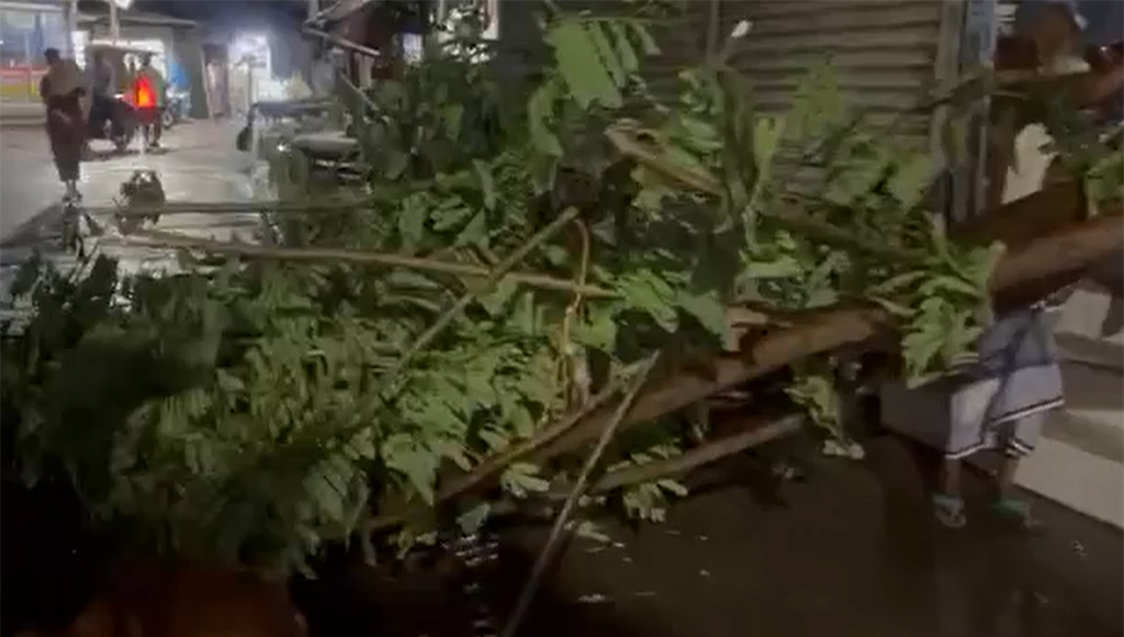 রাজধানীতে ঝড়ে দেয়াল ধসে ঘুমন্ত এক নারীর মৃত্যু