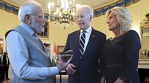 মোদির দেয়া মূল্যবান হিরা ব্যবহার করতে পারবেনা জিল বাইডেন