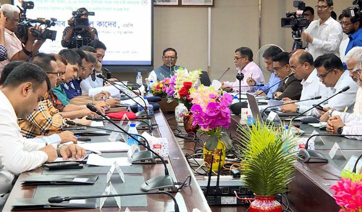 ঈদযাত্রায় দুর্ঘটনা রোধে তদারকি বাড়ানোর নির্দেশ সেতুমন্ত্রীর