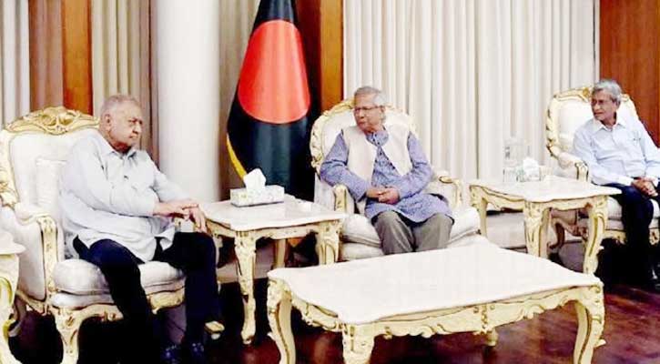 গণফোরামের সঙ্গে বৈঠকে ড. ইউনূস
